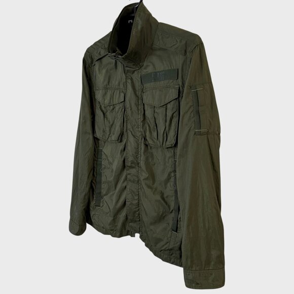 G-Star Raw Rovic Overshirt Lightweight Utility Military Jacket Green Men's Large - Picture 2 of 13